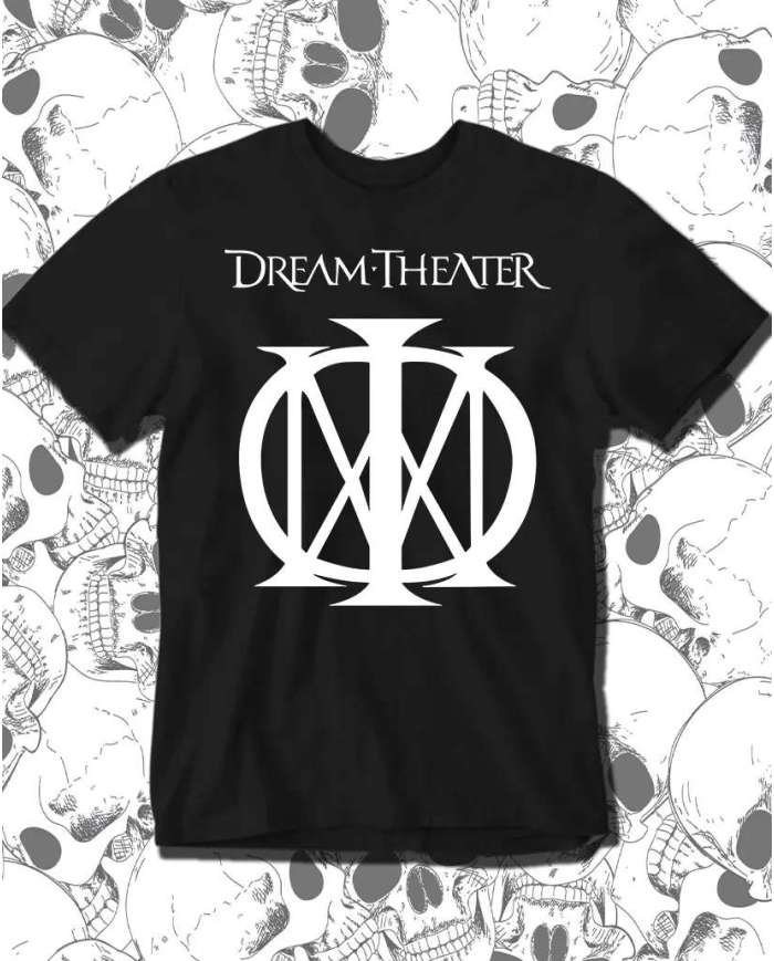 Camiseta Estampada Dream Theater Logo 🎸 Calidad Premium