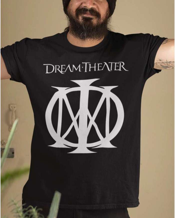 Camiseta Estampada Dream Theater Logo 🎸 Calidad Premium
