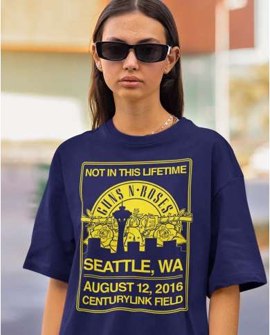 Camiseta Estampada Guns And Roses Seattle 16 🤟 Calidad Premium
