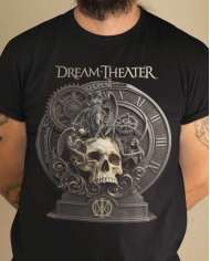 Camiseta Estampada Dream Theater Real Skull 🎸 Calidad Premium