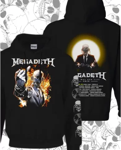 Buzo Hoodie Estampado Megadeth Tour 2026 🎮 Calidad Premium