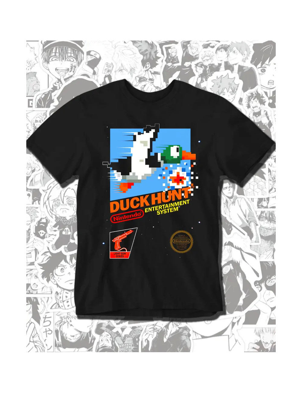 S PROMO  Duck Hunt Camiseta Negra Hombre S