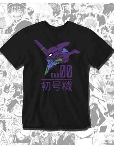 S PROMO  Neon Genesis Evangelion Eva 07 Negra Hombre S