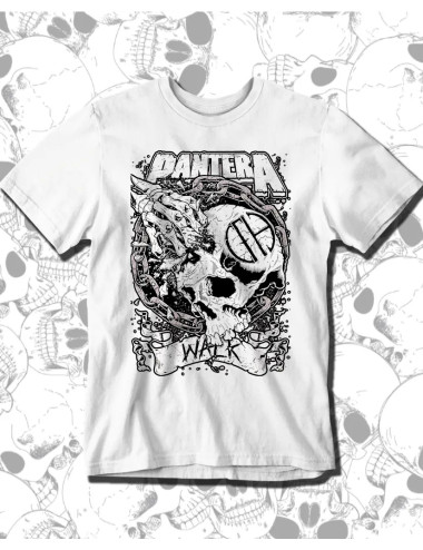 S PROMO  Pantera Walk Camiseta Blanca Hombre S