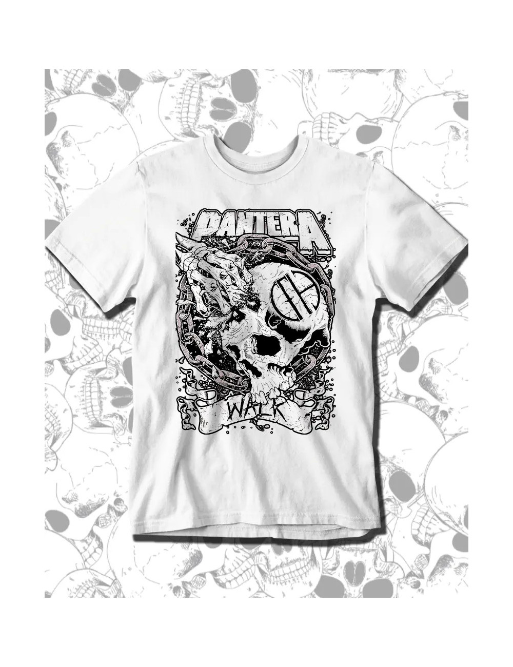 S PROMO  Pantera Walk Camiseta Blanca Hombre S