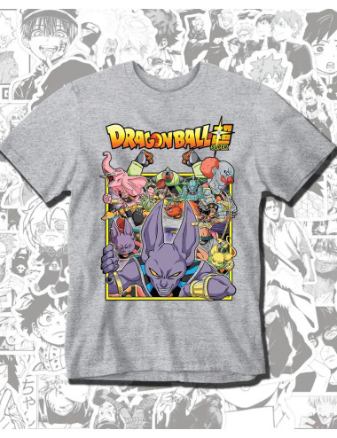 S PROMO  Dragon Ball Super Camiseta Gris Hombre S