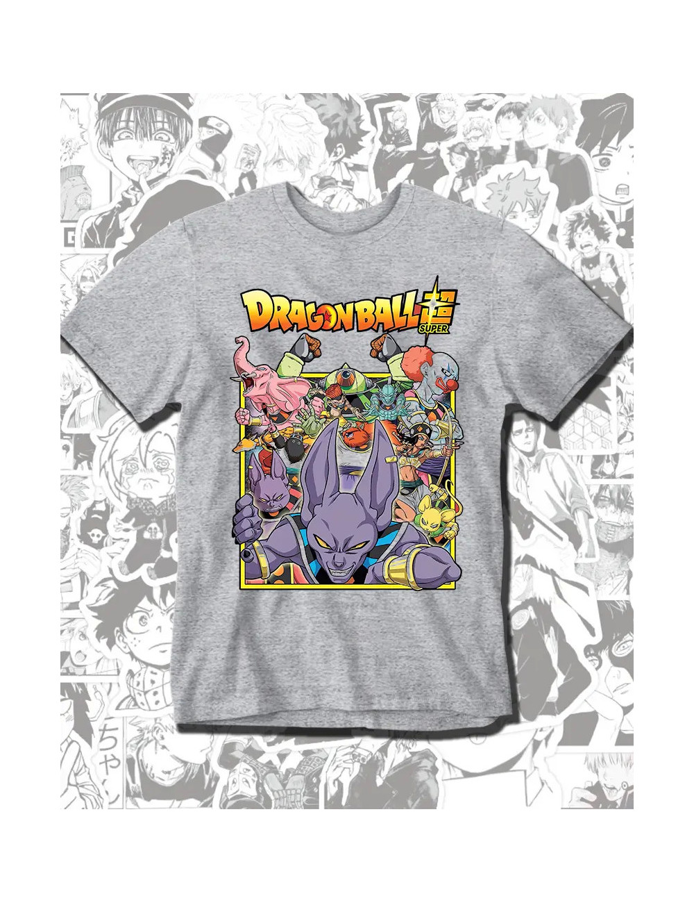 S PROMO  Dragon Ball Super Camiseta Gris Hombre S