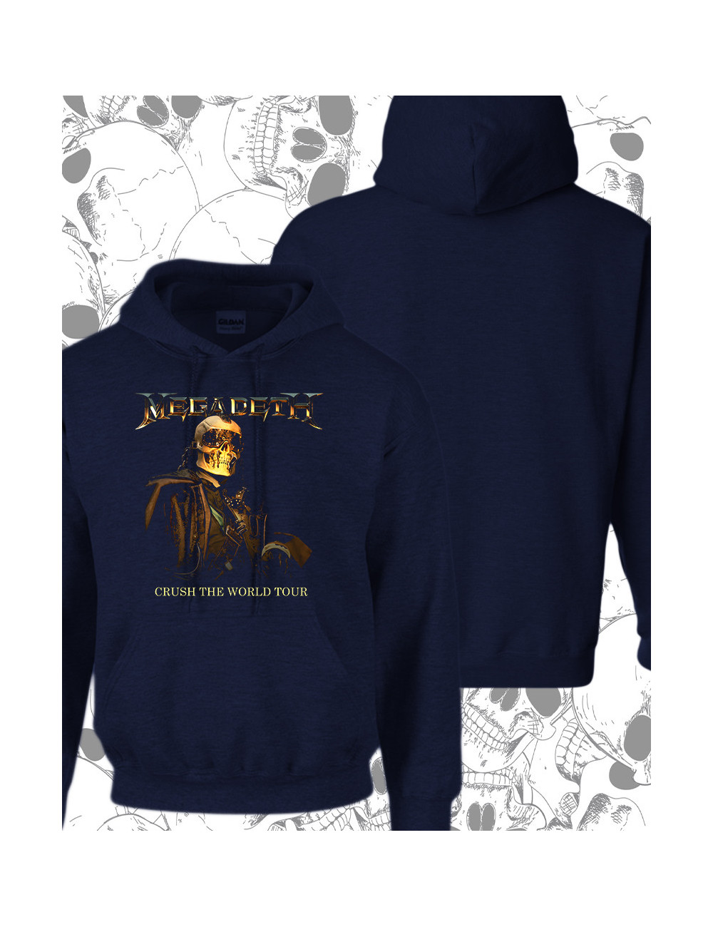 S  PROMO Megadeth Talla S Azul