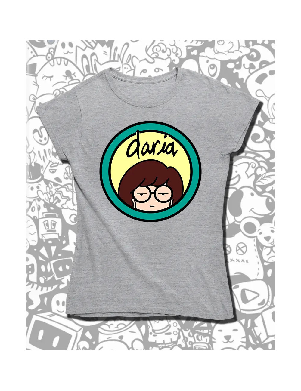 S PROMO Daria Camiseta Gris Dama S