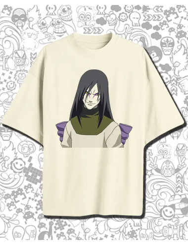 M PROMO  Naruto Orochimaru Vainilla talla M OVERSIZE
