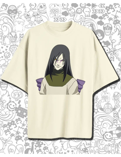 M PROMO  Naruto Orochimaru Vainilla talla M OVERSIZE