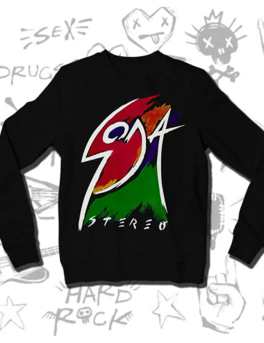 M  PROMO Soda Stereo Languis Negro talla M