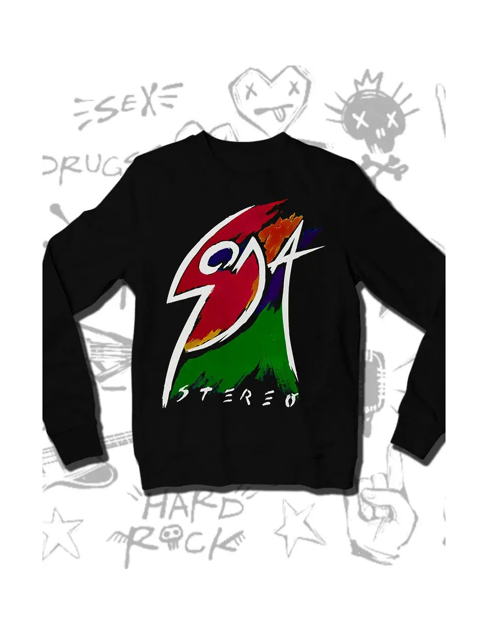 M  PROMO Soda Stereo Languis Negro talla M