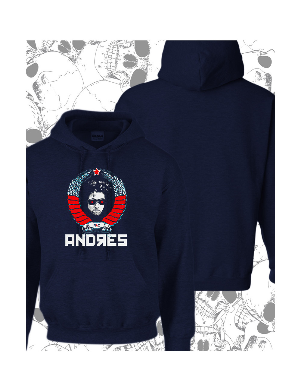M PROMO Andres Calamaro Talla M Azul