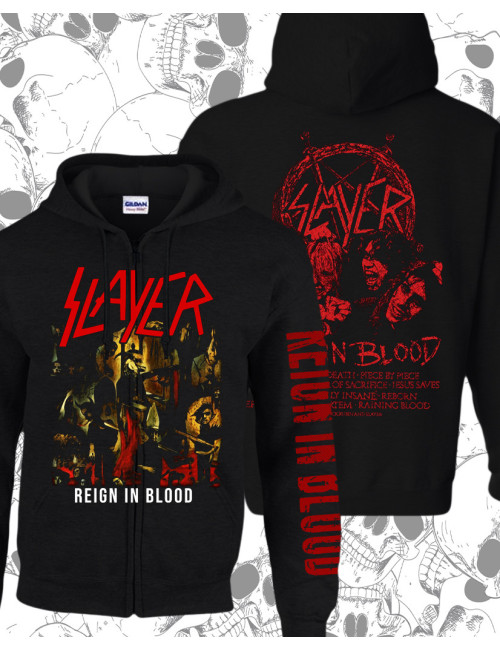 Hoodie Estampado Slayer Reign in Blood | Fenix Print