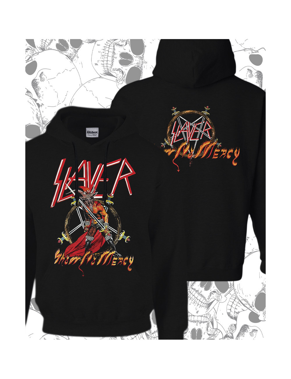 Hoodie Estampado Slayer Show no mercy