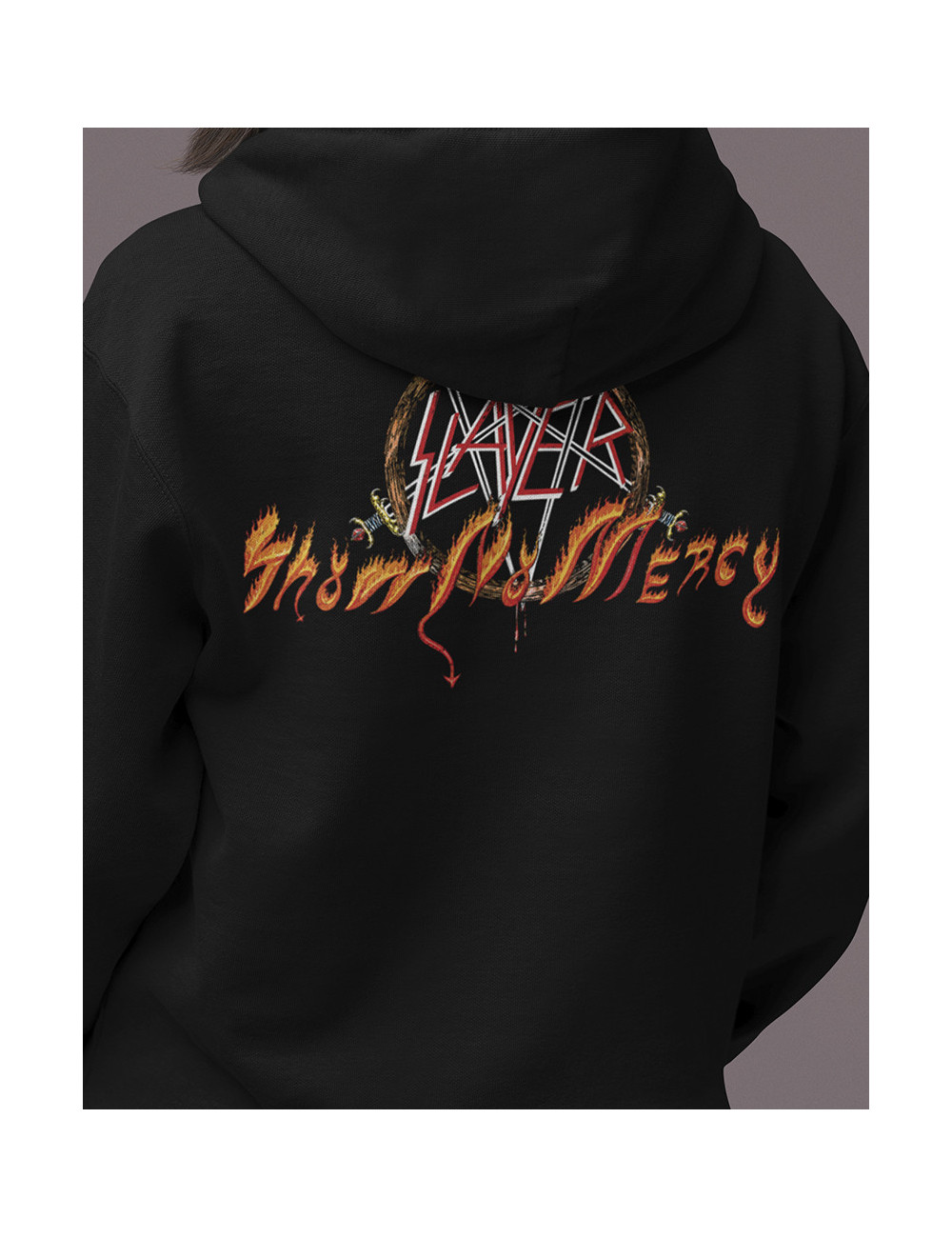 Hoodie Estampado Slayer Show no mercy