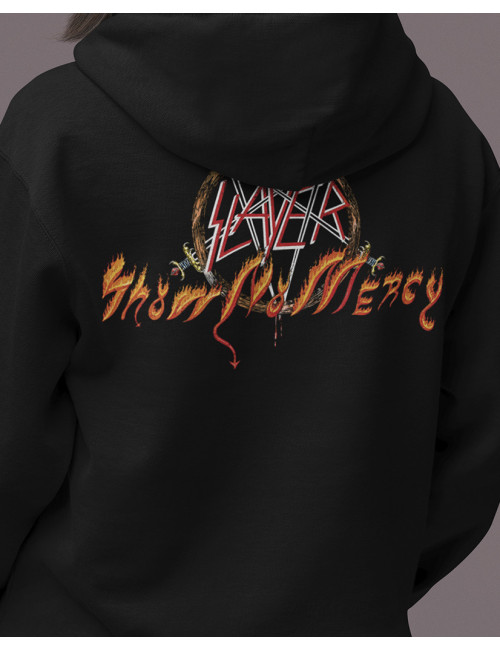 Hoodie Estampado Slayer Show no mercy