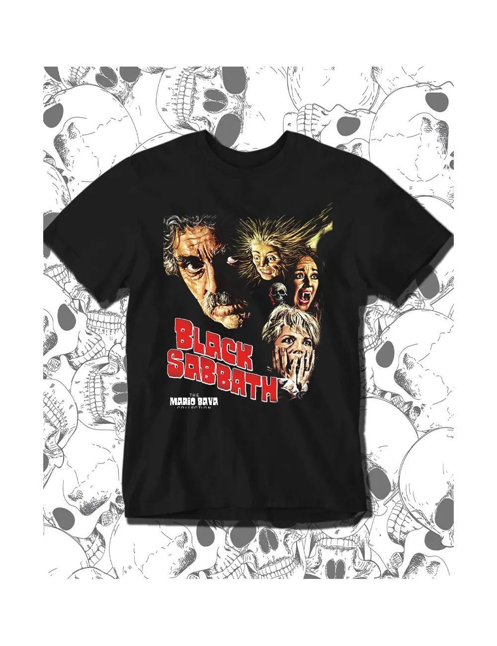 S PROMO  Black Sabbath Película Negra Talla S