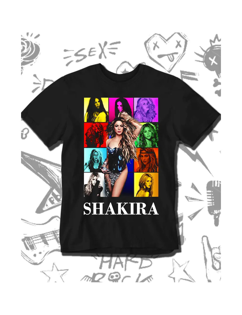 S PROMO  Shakira Negra Talla S