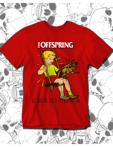 S PROMO The Offspring Americana Roja Talla S