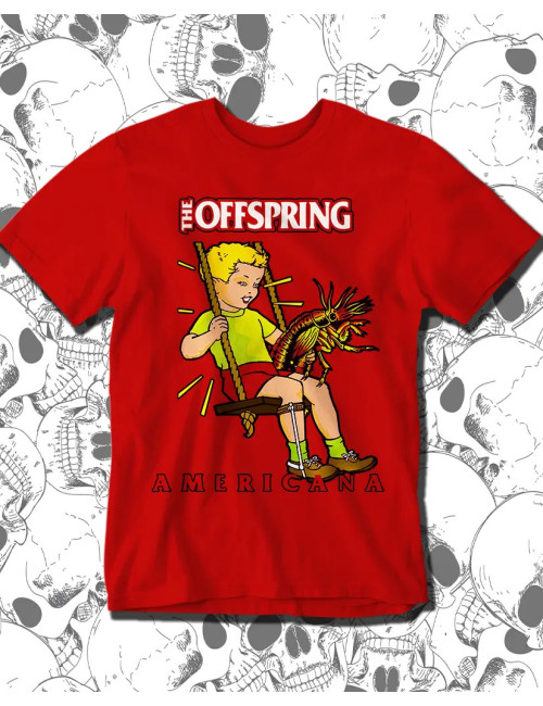 S PROMO The Offspring Americana Roja Talla S