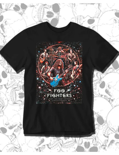 L PROMO Foo Fighters Poster Band Negra L