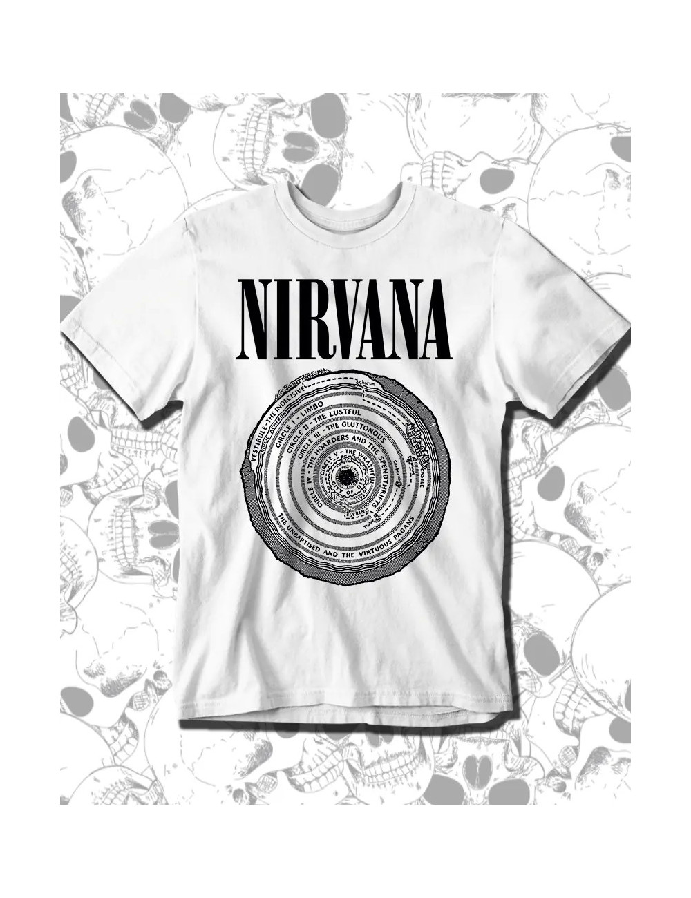 L PROMO Nirvana Circle Blanca Talla L