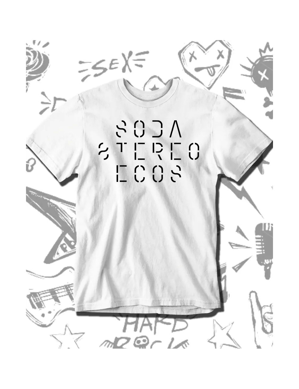 L PROMO Soda Stereo Ecos Blanca L