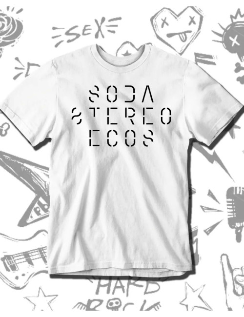 L PROMO Soda Stereo Ecos Blanca L