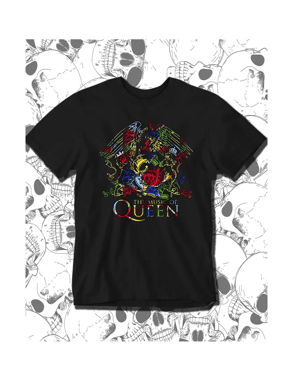 XL PROMO Queen Logo Color 02 Negra Xl