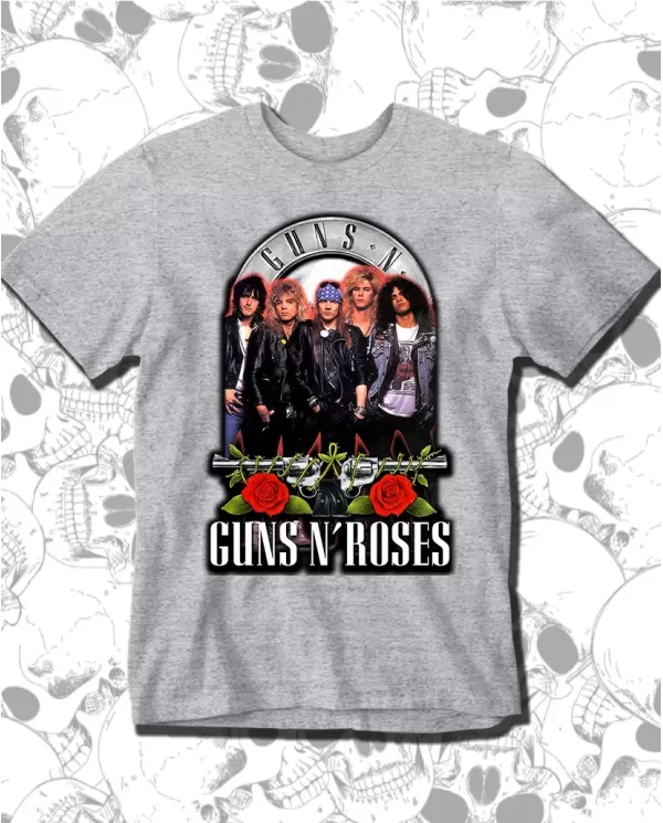Camiseta Estampada Guns And Roses Band 🤟 Calidad Premium