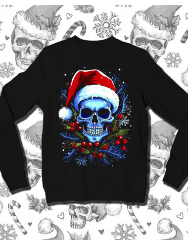 XL PROMO BB Navidad Skull 02 Negro XL