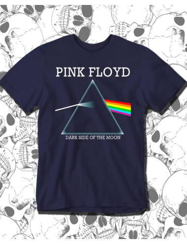 XL PROMO Pink Floyd Dark Side of the Moon 02 Azul Xl