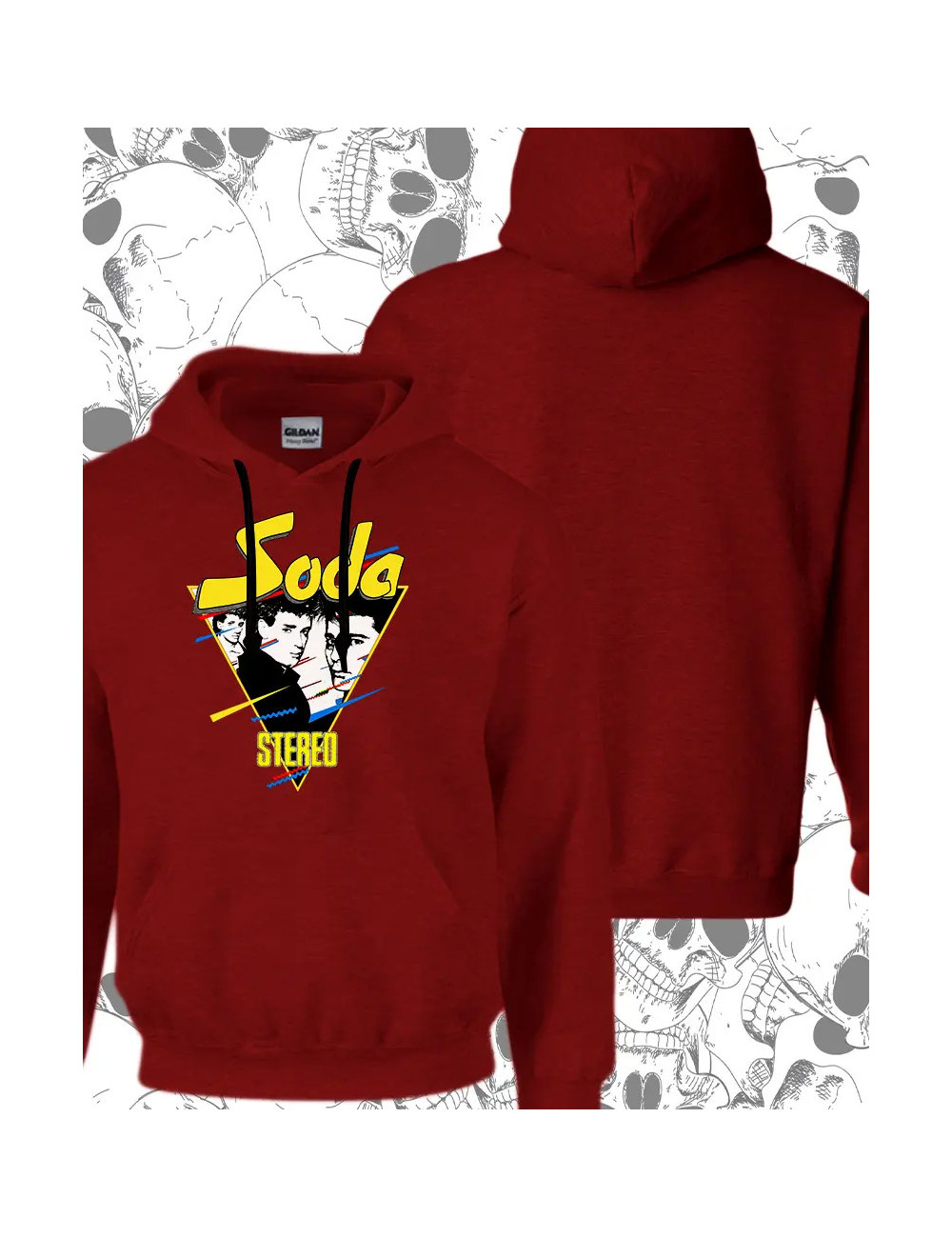 XL PROMO BC Soda stereo 01 Rojo XL
