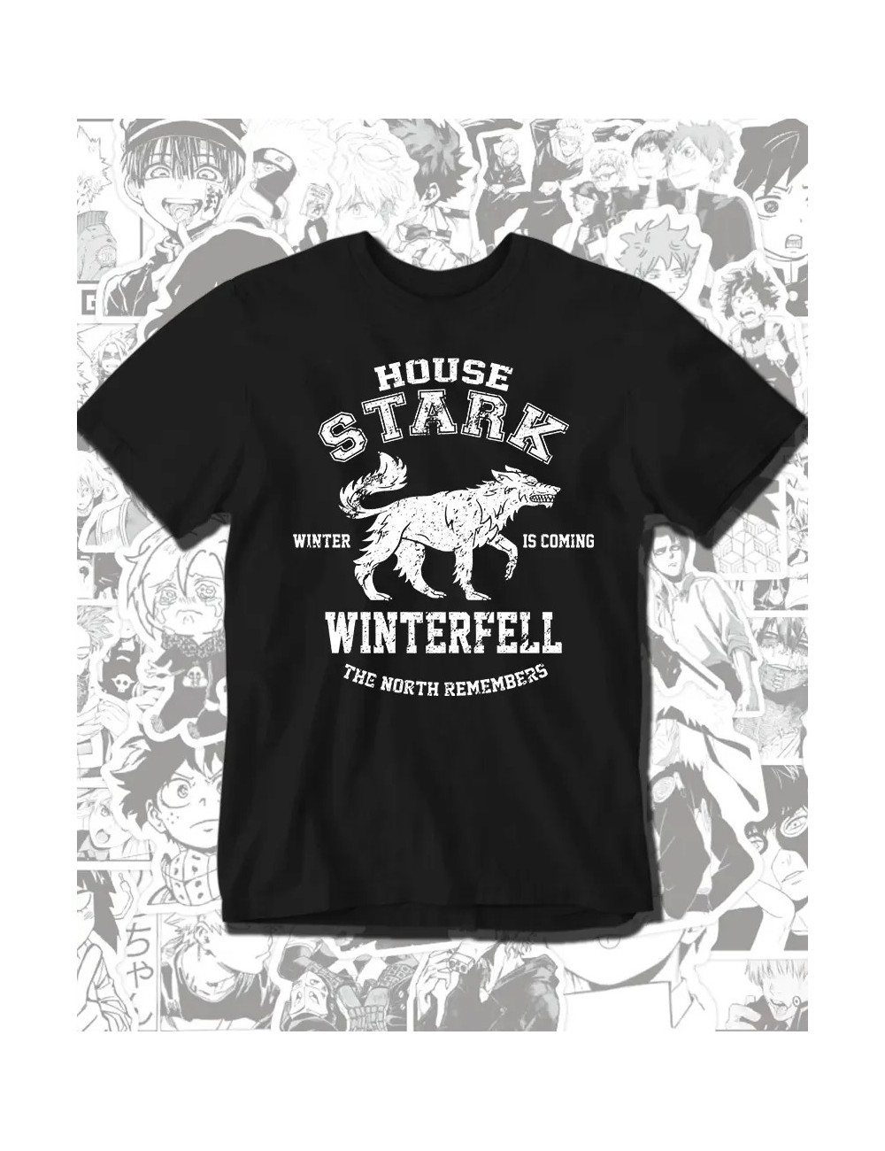 XXL PROMO Game Of Thrones House Of Stark Winter is Coming Negra XXL