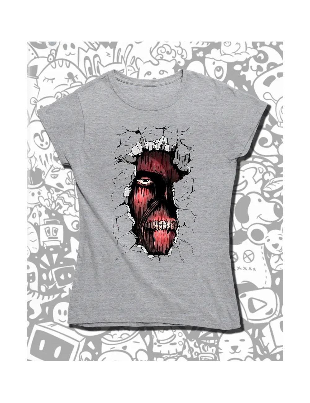 M PROMO Attack on Titan Shingeki No Kyojin Titan Colosal Gris Dama M