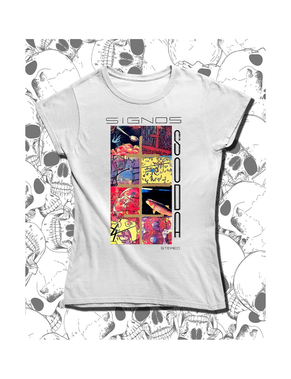 M PROMO Soda Stereo Signos Blanca Dama M