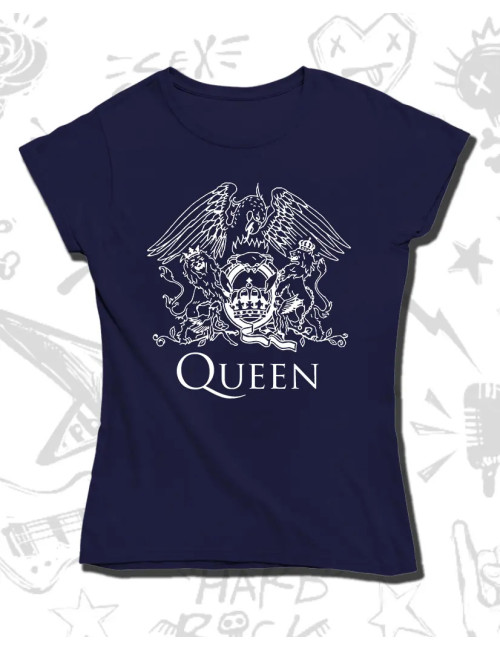 M PROMO Queen Logo Azul talla M