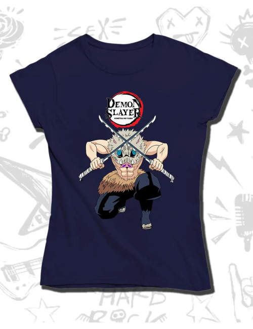 L PROMO Demon Slayer kimetsu no yaiba Inosuke Azul Talla L