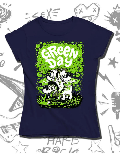 L PROMO Green Day Austria Dama Azul L