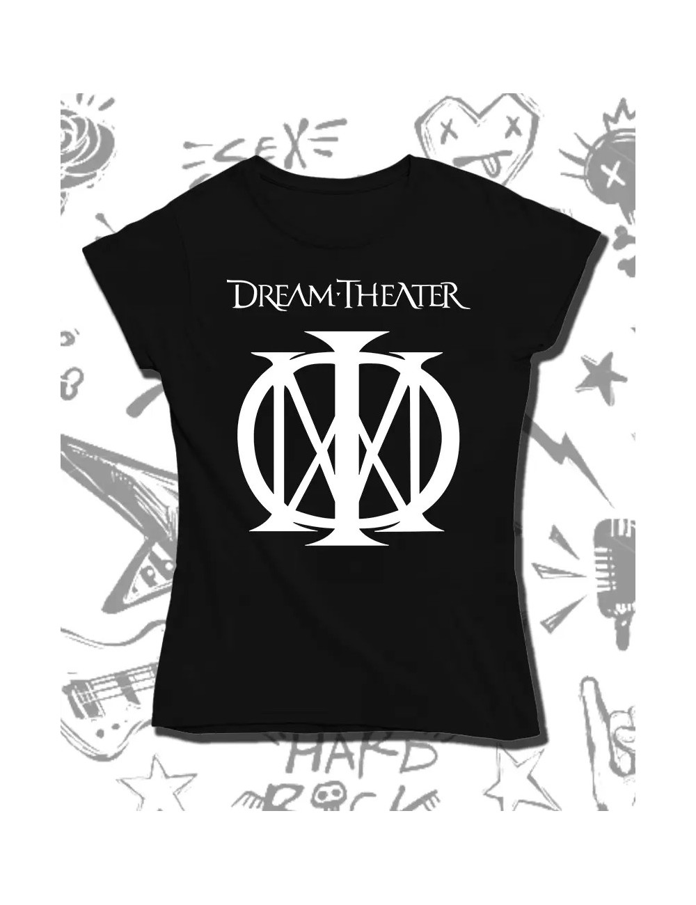 L PROMO Dream Theater Logo Negra L