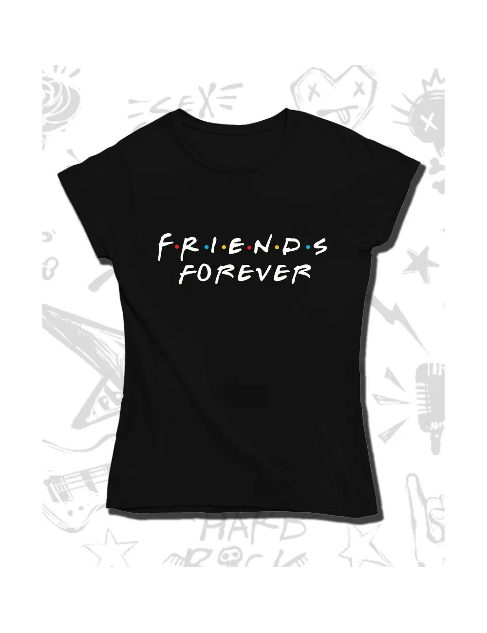 L PROMO FRIENDS FOREVER Negra Talla L