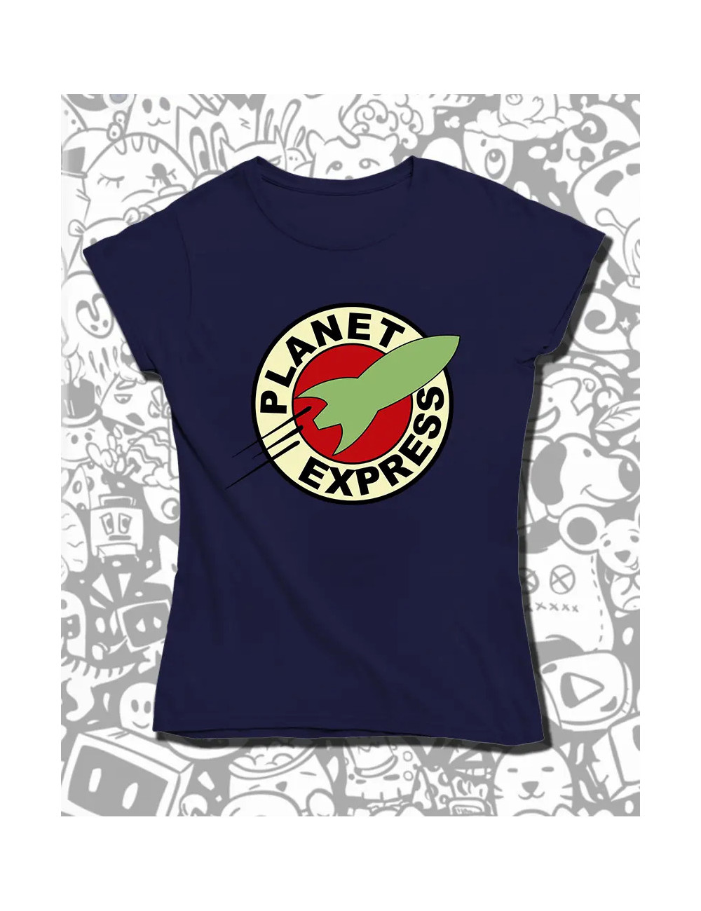 XL PROMO Futurama Planet Express Talla Azul Xl Dama