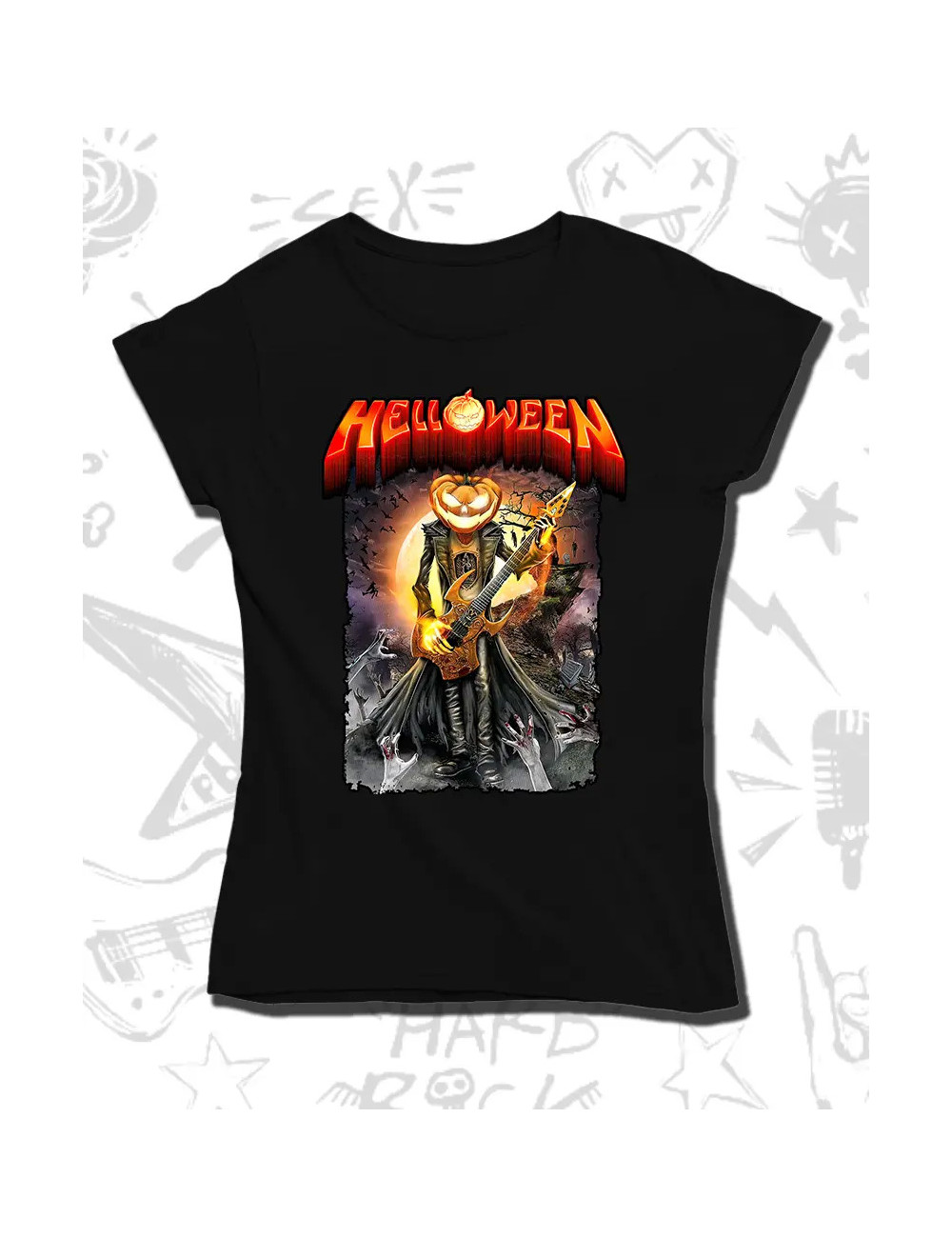 S PROMO Helloween Guitar  Dama S