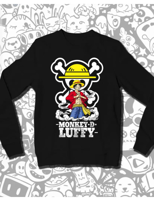 S  PROMO One Piece Monkey D Luffy Talla S Negro