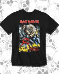 Camiseta Estampada Iron Maiden The Number Of The Beast 🤟 Calidad Premium