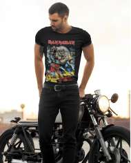 Camiseta Estampada Iron Maiden The Number Of The Beast 🤟 Calidad Premium