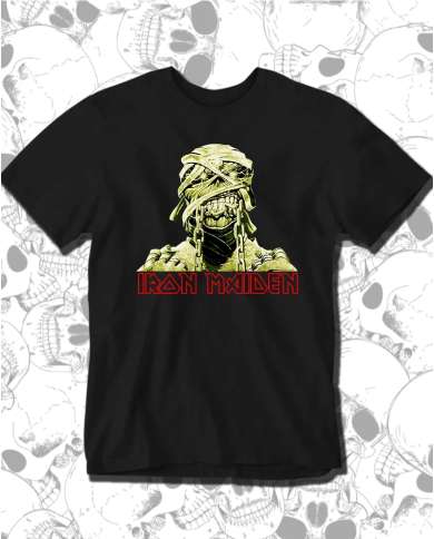 Camiseta Estampada Iron Maiden Eddie 02 🤟 Calidad Premium