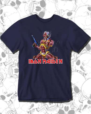 Camiseta Estampada Iron Maiden Eddie 🤟 Calidad Premium